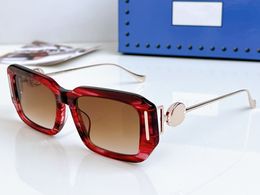 Rectangle Luxury designer sunglasses Man Women Unisex Goggle Beach Sun Glasses Design UV400 Fashion Metal Plank GG9953S Eyewear 7 colors optional top quality