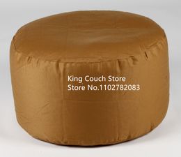 many colors choiceWaterproof Luxury Upholstered Space saving tufted Round polyester Stool Footrest footstool Ottoman for outdoor