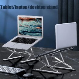 Stands MC N8 New Aluminium Adjustable Desktop Stand Laptop Tablet Laptop Stand! Universal Laptop/Tablet Stand Foldable Cooling Stand,