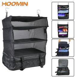 Wardrobe Holder Travel Storage Bag Clothes Storage Rack Portable Home Storage Hook Hanging Organiser Travel Suitcase Shelves