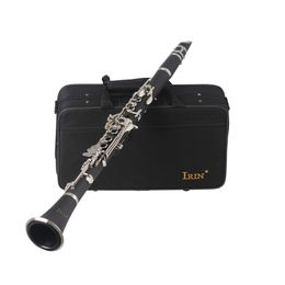 Professional Bb Clarinet 17 Key Black Clarinet with Box Reeds Accessories Suitable for Beginners and Adults Perform