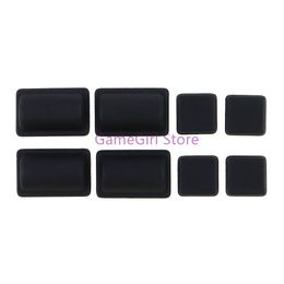 50sets Replacement 8 in 1 Non-slip Rubber Pad for Nintendo WII Console Screw Feet Cover Dust Plugs