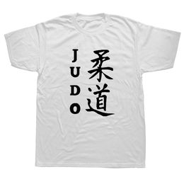 Men Clothing Casual Streetwear Short Sleeve Tee Harajuku Letters Print Tee Ropa HombreFunny Martial Arts Judo T Shirts