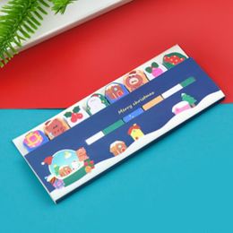 13pcs Christmas Sticky Tabs File Tabs Flags Pages Book Markers Reading Notes Classify File School Office Stationery Supplies