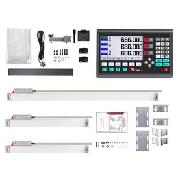 YH800-2 BIG LCD DRO Set 7 Inch Large Display Digital Readout YH800 Linear Glass Scale 200 300 400 500 600 700 800 900 1000MM