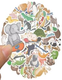 50PCS Skateboard Stickers natural animals For Car Baby Scrapbooking Pencil Case Diary Phone Laptop Planner Decoration Book Album K3962898