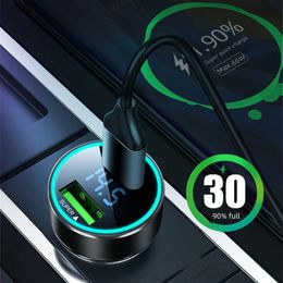 Car Fast Charger Cigarette Lighter Socket Quick Charge QC3.0 Fast Charging Car Phone Charger Dual USB For All Smart Phones Ipad