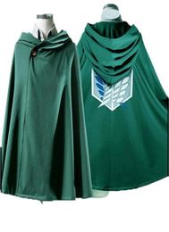 Attack on Titan Cosplay Cloak Anime Shingeki no Kyojin Costume Scouting Legion Aren Capes Halloween Costumes228u2417331