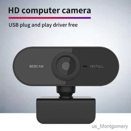 Webcams Camera For Computer HD 720P Webcam With Microphone 360 Adjustable Streaming Camera PC Camera Web Cam For PC Monitor Driver Free