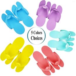 Bath Mats 500 Pairs Disposable Flip Flops For Adult Slippers Salon Spa Massage El Foam Sandals Shoes Manicure Pedicure Tools Foot Care