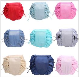 multi organizers drawstring cosmetic bag travel makeup drawstring storage bag beam magic pouch toiletry kit box wash bag 10pcs lot5251444