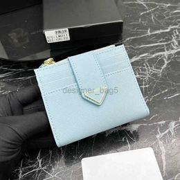 7A Quality Designer mens small Pink card case luxurys card holder passport holders Saffiano Triangle pocket Organiser Leather Key Wallets keychain Coin Purse Women