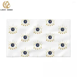 Towel Custom Gold Blue Evil Eye Hamsa Beach Pool Bath Coton Face Towels