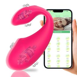 Bluetooth APP Remote Control Vibrator for Women Clitoris Stimulator Wireless G Spot Massager Vibrating Egg Female Adult sexy Toys