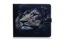 For Apple iPad Pro 11 inch Tablet Case Flip Cover Stand Leather Wallet Coloured drawing Tiger Lion Owl Flower8748951