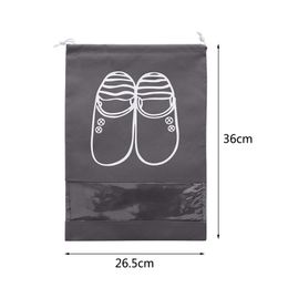 Dust Covers for Shoes Non-woven Waterproof Shoes Storage Bag Drawstring Bags Shoes Storage Pouch Organisers for Shoes Drop ship