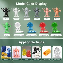 SUNLU Standard Photopolymer Resin 1KG Low Odour Easy To Form Smooth Surface Low Shrinkage Model Garage Kits Printing