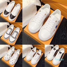 Top Women Designer Men Low Couple Shoes Fashion Leather Thick Bottom Sneakers Embroidered Print Heightening Casual Anti Slip