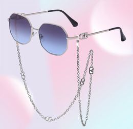luxury Sunglasses Chain Women 2021 Antidrop Lanyard Irregular Goggles Trend Luxury Birthday Present Designer Brand1490211