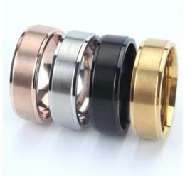 Band Rings Jewelrycouple Wedding Gift Man Woman Ring Rose Gold Luxury Jewelry Stainless Steel Designer Whole Punk Index Finger6756959