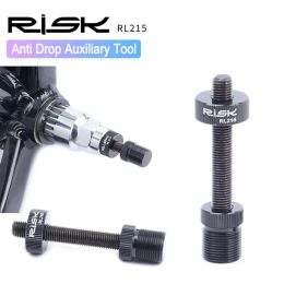 RISK RL215 Bicycle Axis Bottom Bracket Axis Steel Aluminium Alloy Anti Drop Auxiliary Fixed Rod Bike Disassembly Repair Tools