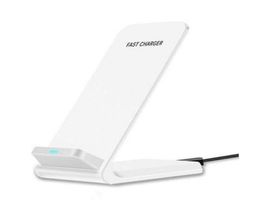 Qi Wireless Charger Fast Charging For iPhone 11 8 X XR XS Max Samsung Galaxy S8 S9 S10 Plus S10e Note 9 10 Stand Holder Base1485087