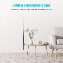 Aluminum Alloy Folding Lamp Pole Table Clip Adjustable Height Lamps Rod Desk Fixtures Light Pole Fixing Desk Clamp Tools