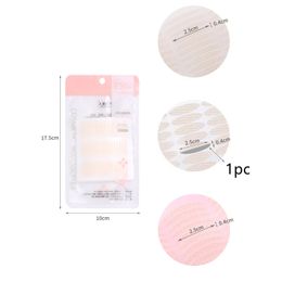 144-240pcs/Set Gauze Lace Mesh Olive-shaped Eyelid Paste-shaped Invisible Double Fold Eyelid Shadow Tape Sticker Beauty Tool