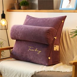 Nordic Style Luxurious Sofa Backrest Decorative Pillows for Bed Support Pillow Chaise Lounge Lumbar Cushions Home Decor