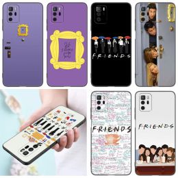 Friends TV Phone Case For Xiaomi Redmi Note 7 8 9 10 Lite 11 11E 11T 12 Pro 11S 4G 10T 5G 8T 9S 10S Soft TPU Black Cover