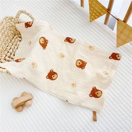 Baby Washcloth Baby Face Towel Reusable Cloth Soft Newborn Baby Wipes 4 Layers Bath Shower Wash Cloths Kindergarten towels