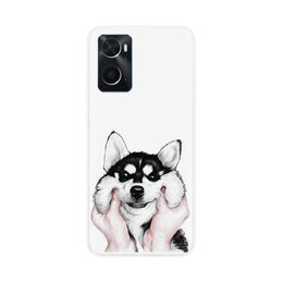 For OPPO A74 4G Case Soft Silicone Cute Dog TPU Back Phone Case For OPPO A74 5G Cover Transparent CPH2219 CPH2197 OPPOA74 A 74