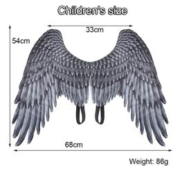 Cosplay Party 3D Big Wings Carnival Festival Angel Devil Wings Halloween Stage Perform Feather Wings Costume Adult Children Size