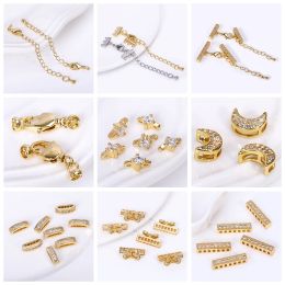 18K Gold Plated 7.5*22mm Lobster Claw Clasp For Jewellery Making Fittings,Brass Lobster Clasp Connector DIY Jewellery Accessories