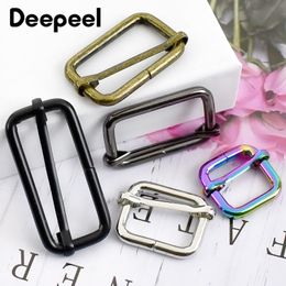 20Pcs Metal Tri-Glide Buckle 13-50mm Adjustable Roller Pin Clasp for Bag Strap Webbing Slider Belt Hardware Crafts Accessories