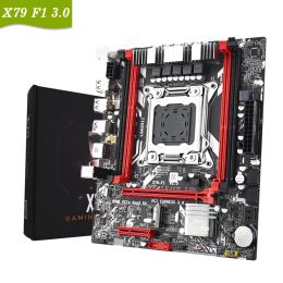 Motherboards X79 F1 X79 Motherboard LGA2011 Support NVME M.2 SSD Xeon E5 V1 V2 REG ECC DDR3 Memory server