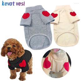 Dog Apparel Winter Clothes Warm Windproof Sweatshirts For Small Dogs Cat Soft Plush Puppy Outfits Dachshund Chihuahua Coats Pet Supplies