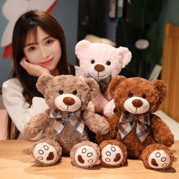 35cm Christmas Bear Lovely Teddy Bear Plush Toys Stuffed Cute Bear Doll Boys&Girls Valentine's Gift Kids Baby Christmas Gift