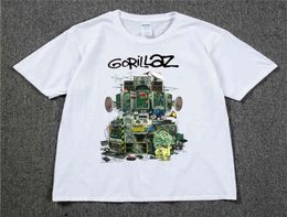 Gorillaz T Shirt UK Rock Band Gorillazs Tshirt HipHop Alternative Rap Music Tee Shirt The NowNow New Album Tshirt Pure Cotton4098391