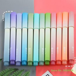 4 Pcs Coloured Markers Gradient Colour Highlighter Pens 4-Color Marker Pens for Kids Colouring Art Drawing DIY Scrapbooking