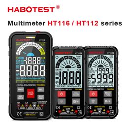 Multimeter Digital HABOTEST HT112 HT116 Multimetro Digital Range 1000V 10A Tester Metre Ohm Hz Capacitance REL True RMS Smart