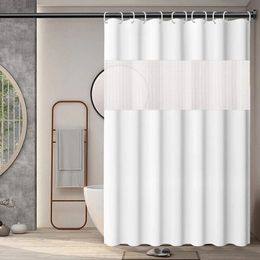 Waterproof Shower Curtain Mildew Proof Durable Bathroom Screens With Hook Modern Printed Bathtub Curtains Bathroom Accessories 240407