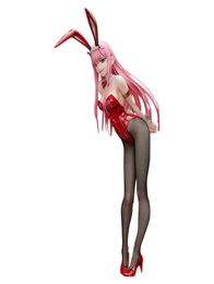 Bunny Girl 45cm ing Darling In The Fran Zero Two Bunny PVC Action Figure Toy Anime Sexy Girl Modlection Doll Gifts X05031673328