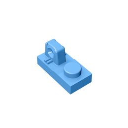 MOC PARTS GDS-824 Hinge Plate 1 x 2 Locking with 1 Finger On Top compatible with lego 30383 pieces of children's toys