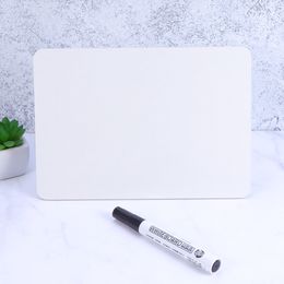 4Pcs Desktop Small White Board Tabletop Easel White Board Whiteboard School Supply for Office Home School(White)