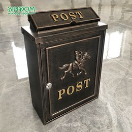 Top Selling Vintage Wrangler Post Box Mail Letterbox Wall Mount Mailbox