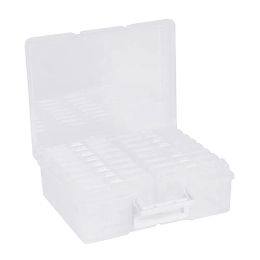 Photo Storage Box Photo Keeper Cases Plastic Photo Storage Organizer Suit Multifunctional Sorting And Organizing Box