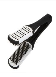 Double Side Straightening Hair Brushes Massage Comb Professional Salon Hairdressing Straightener Styling Tool Duplex Brush8684059