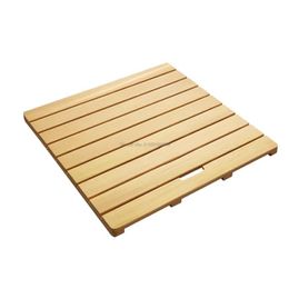 Bathroom Wood Strip Floor Doormat Bath Wood Non-Slip Mould Resistant Mat Shower Mat Bamboo Floor