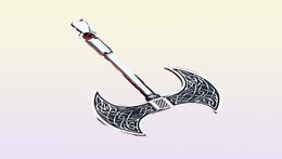 Pendant Necklaces Vintage Double Sided Viking Axe Necklace For Men Stainless Steel Nordic Celtic Knot Fashion Amulet Jewellery Gift5343506